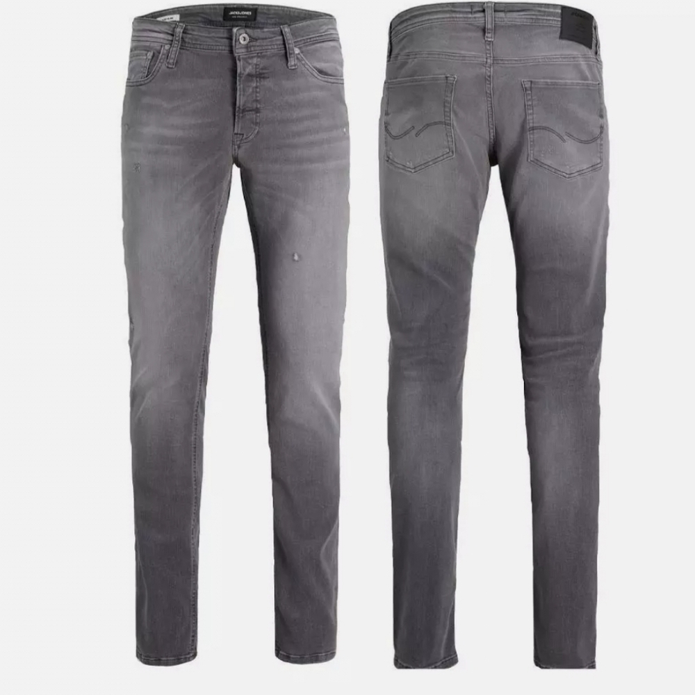 Jack & Jones Jeans Intelligence Gray Denim Slim Fit Jeans Sz W34 x L32 NWT